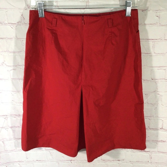 Moda International Red Skirt with Pockets - Size 4 - Picture 2 of 4